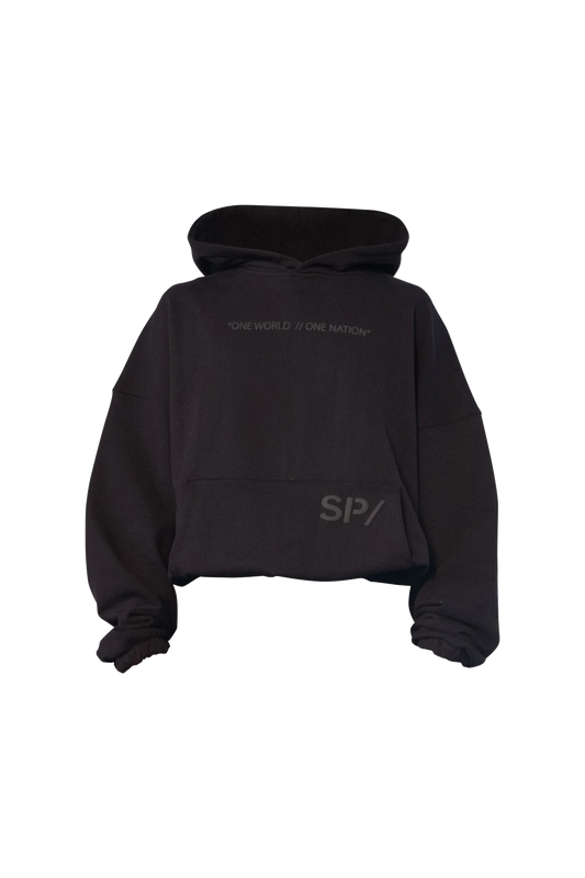 SP/ CROPPED HOODIE